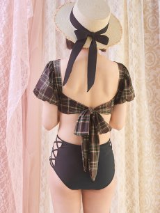 画像6: 【即日発送】【ビキニ】【水着】パフスリーブ2wayビキニ[M214-SW-23PY][YMT] (6)