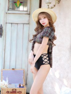 画像17: 【即日発送】【ビキニ】【水着】パフスリーブ2wayビキニ[M214-SW-23PY][YMT] (17)