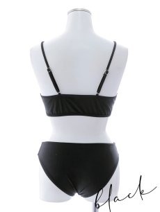 画像22: 【即日発送!】【ビキニ】【水着】レースアップトライアングルビキニ 2点セット[YMT] (22)