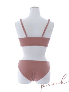 画像24: 【即日発送!】【ビキニ】【水着】レースアップトライアングルビキニ 2点セット[YMT] (24)