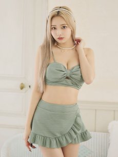 画像22: 【即日発送！】【ビキニ】【水着】ワッフル生地ビッグリボンビキニ 2点セット[YMT] (22)