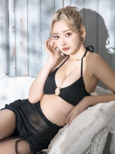 画像13: 【即日発送！】【ビキニ】【水着】シアースカート付きシンプルビキニ 3点セット[YMT] (13)