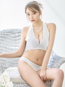 画像1: 【即日発送】【ビキニ】【水着】シアーホルターネックスカート付きビキニ 3点セット[YMT] (1)