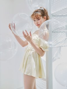 画像13: 【即日発送】【ビキニ】【水着】ビジューオフショルダーワンピースビキニ2点セット [YMT] (13)