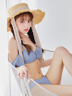 画像22: 【即日発送】【ビキニ】【水着】ビジューオフショルダーフリルビキニ 2点セット[YMT] (22)