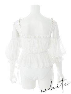 画像31: 【ビキニ】【水着】 パフスリーブフリルビキニ  2点セット[FB01]【一部予約 / 6月下旬発送予定】 (31)