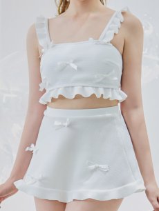 画像22: 【即日発送】【ビキニ】【水着】立体リボンフリルスカートビキニ  3点セット [YMT] (22)