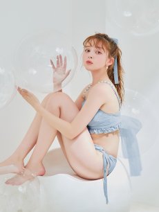 画像1: 【即日発送】【ビキニ】【水着】ラメチュールバックリボンビキニ [FB01]【一部予約商品/6月上旬発送予定】 (1)