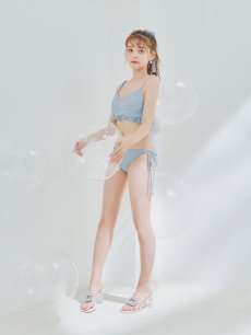 画像2: 【即日発送】【ビキニ】【水着】ラメチュールバックリボンビキニ [FB01]【一部予約商品/6月上旬発送予定】 (2)