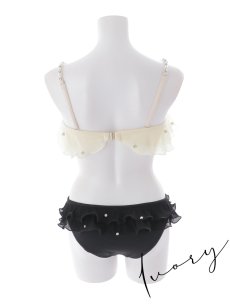 画像47: 【一部予約商品/6月上旬発送予定】【ビキニ】【水着】 ガーリーフリル×ビスチェ セットアップ ビキニ 2点セット[FB01] (47)