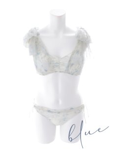 画像31: 【ビキニ】【水着】フラワーモチーフシアーリボンビキニ 3点セット [FB01]【予約 / 6月上旬発送予定】 (31)