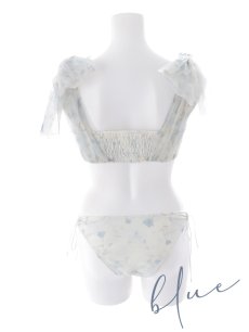 画像32: 【ビキニ】【水着】フラワーモチーフシアーリボンビキニ 3点セット [FB01]【予約 / 6月上旬発送予定】 (32)