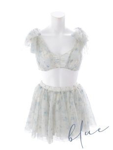 画像33: 【ビキニ】【水着】フラワーモチーフシアーリボンビキニ 3点セット [FB01]【予約 / 6月上旬発送予定】 (33)