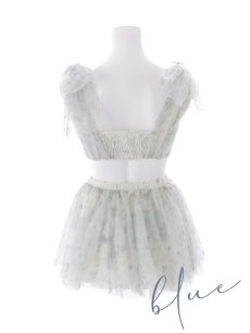 画像34: 【ビキニ】【水着】フラワーモチーフシアーリボンビキニ 3点セット [FB01]【予約 / 6月上旬発送予定】 (34)