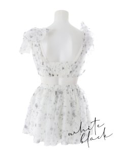 画像42: 【ビキニ】【水着】フラワーモチーフシアーリボンビキニ 3点セット [FB01]【予約 / 6月上旬発送予定】 (42)