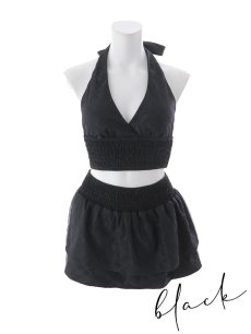 画像26: 【ビキニ】【水着】チェックレースホルターネックビキニ [FB01]【予約 / 6月下旬発送予定】 (26)