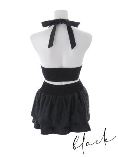 画像27: 【ビキニ】【水着】チェックレースホルターネックビキニ [FB01]【予約 / 6月下旬発送予定】 (27)