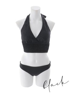 画像29: 【ビキニ】【水着】チェックレースホルターネックビキニ [FB01]【予約 / 6月下旬発送予定】 (29)