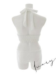 画像33: 【ビキニ】【水着】チェックレースホルターネックビキニ [FB01]【予約 / 6月下旬発送予定】 (33)