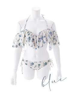 画像34: 【ビキニ】【水着】小花柄オフショルビキニ 2点セット[FB01]【予約 / 6月上旬発送予定】 (34)