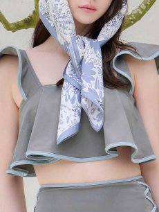 画像16: 【ビキニ】【水着】フリル×バイカラー・ハイウエストビキニ 2点セット 2点セット[FB01]【予約 /6月上旬発送予定】 (16)