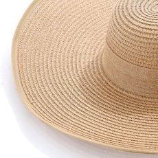 画像3: 【ビキニ】【水着小物：帽子】バックリボン/ シンプルストローハット[HC03] (3)