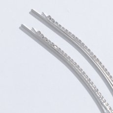 画像3: 【アクセサリー：ヘアアクセ】ビジューシルバーヘアピン【1カラー】[YMT] (3)