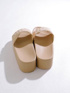画像9: 【水着小物：ビーチサンダル】キルティング厚底サンダル【2カラー】 (9)