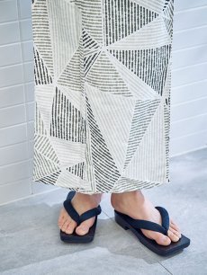 画像13: 【即日発送】【メンズ浴衣】カーキグリーン幾何学的模様浴衣 [YMT] (13)