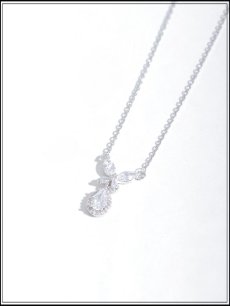 画像3: 【アクセサリー：ネックレス】バタフライドロップビジューネックレス【1カラー】[OF02]【YN】 (3)