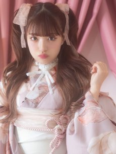 画像13: 【即日発送】【浴衣】 大人スウィートフラワー 薔薇 バラ ローズ 浴衣 【浴衣3点セット 浴衣/帯/下駄】 [YMT] (13)