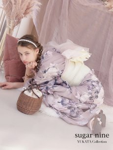 画像3: 【即日発送】【浴衣】大人スウィートフラワー 牡丹柄 浴衣 【浴衣3点セット 浴衣/帯/下駄】 [YMT] (3)