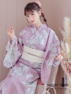 画像3: 【浴衣セール！】【即日発送】【浴衣】大胆な牡丹が咲き誇るピンク地浴衣 【浴衣3点セット 浴衣/帯/下駄】 【YMT】 (3)