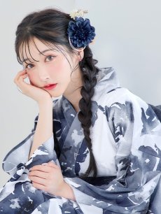 画像15: 【即日発送！】Riuコラボ 水彩グラデーション椿浴衣 [YMT] (15)