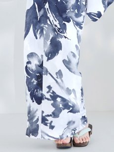 画像7: 【即日発送！】Riuコラボ 水彩グラデーション椿浴衣 [YMT] (7)