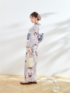 画像10: 【即日発送】【浴衣セール！】ロマンティックピオニー浴衣 【浴衣3点セット 浴衣/帯/下駄】 [YMT] (10)