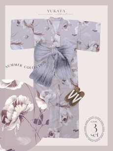 画像21: 【浴衣セール！】【即日発送】ロマンティックピオニー浴衣 【浴衣3点セット 浴衣/帯/下駄】 [YMT] (21)