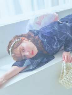 画像13: 【即日発送！】ネイビー夜空浴衣 【浴衣3点セット 浴衣/帯/下駄】 [YMT] (13)