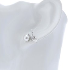 画像5: 【アクセサリー：ピアス】パールビジューリボンピアス【Fサイズ/2カラー】[OF08] (5)