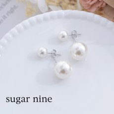 画像1: 【アクセサリー：ピアス】チェーンパールピアス【Fサイズ/1カラー】[OF08] (1)