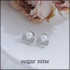 画像1: 【アクセサリー：ピアス】バタフライパールピアス【Fサイズ/1カラー】[OF08] (1)