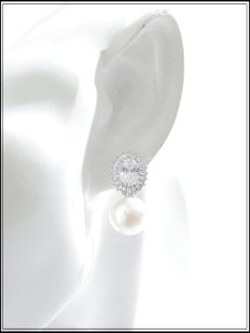 画像2: 【ピアス】ビジューパールピアス【Fサイズ/1カラー】[OF02] 【YN】 (2)