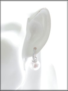 画像2: 【ピアス】ビジューリングパールピアス【Fサイズ/1カラー】[OF02] 【YN】 (2)