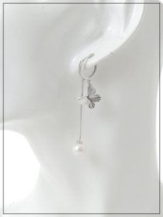 画像3: 【ピアス】バタフライパールロングピアス【Fサイズ/1カラー】[OF08] (3)