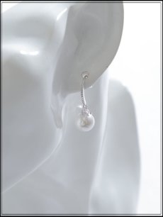 画像2: 【ピアス】フックパールピアス【Fサイズ/1カラー】[OF02]　【YN】 (2)