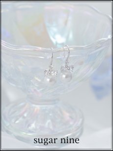 画像1: 【ピアス】パールビジューピアス【1カラー】[OF02]  (1)