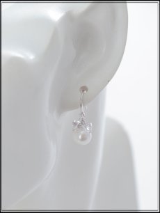 画像2: 【ピアス】パールビジューピアス【1カラー】[OF02]  (2)