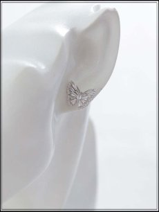 画像2: 【ピアス】バタフライビジューピアス【1カラー】[OF02]  (2)