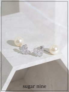 画像1: 【ピアス】バタフライパールビジューピアス【Fサイズ/1カラー】[OF02] (1)