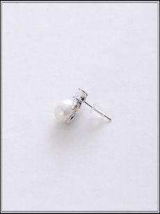 画像3: 【ピアス】ビジューリボンパールピアス【Fサイズ/1カラー】[OF02] (3)